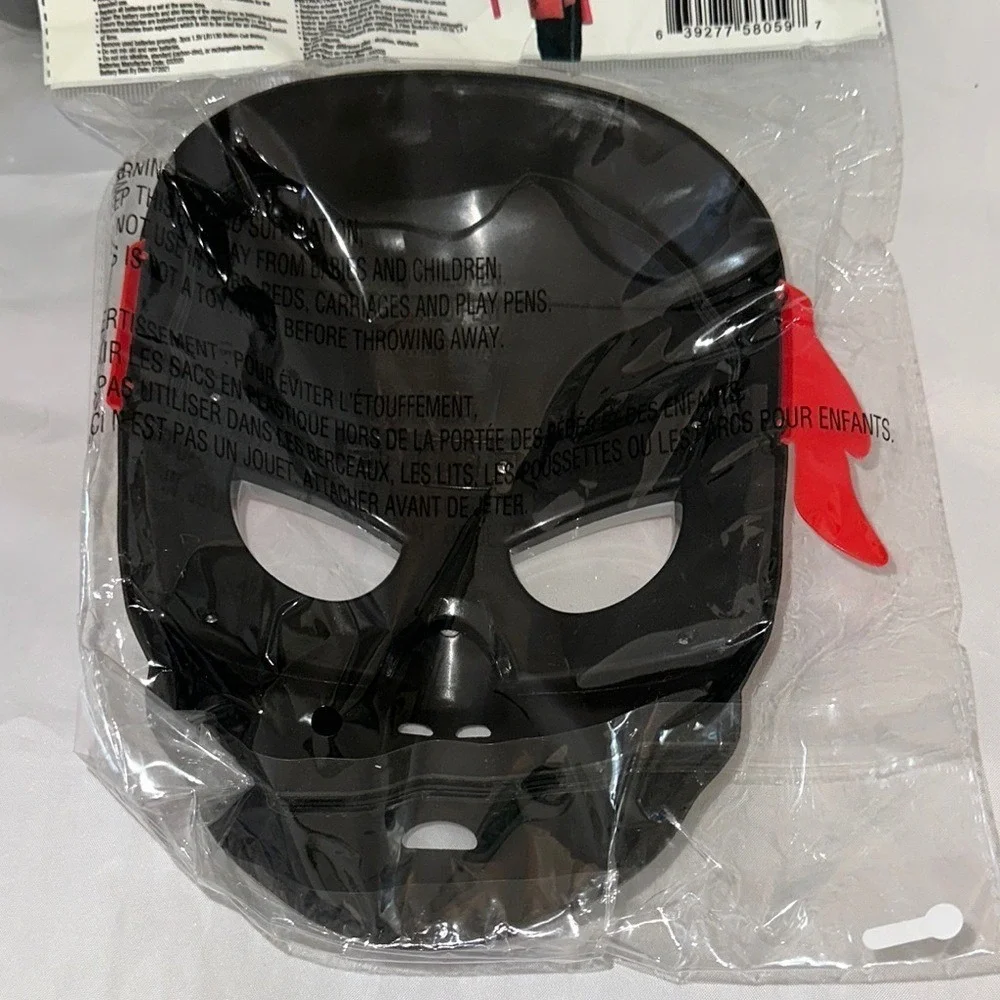 Ninja Light-Up Mask 2 Pack Red and Green Headband Costume Accessory Set 313856